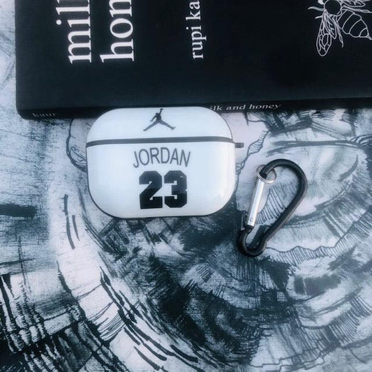 JOR-DAN WHITE GLOSSY SILICONE AIRPODS CASE COVER FOR PRO - Hanging Owl  India