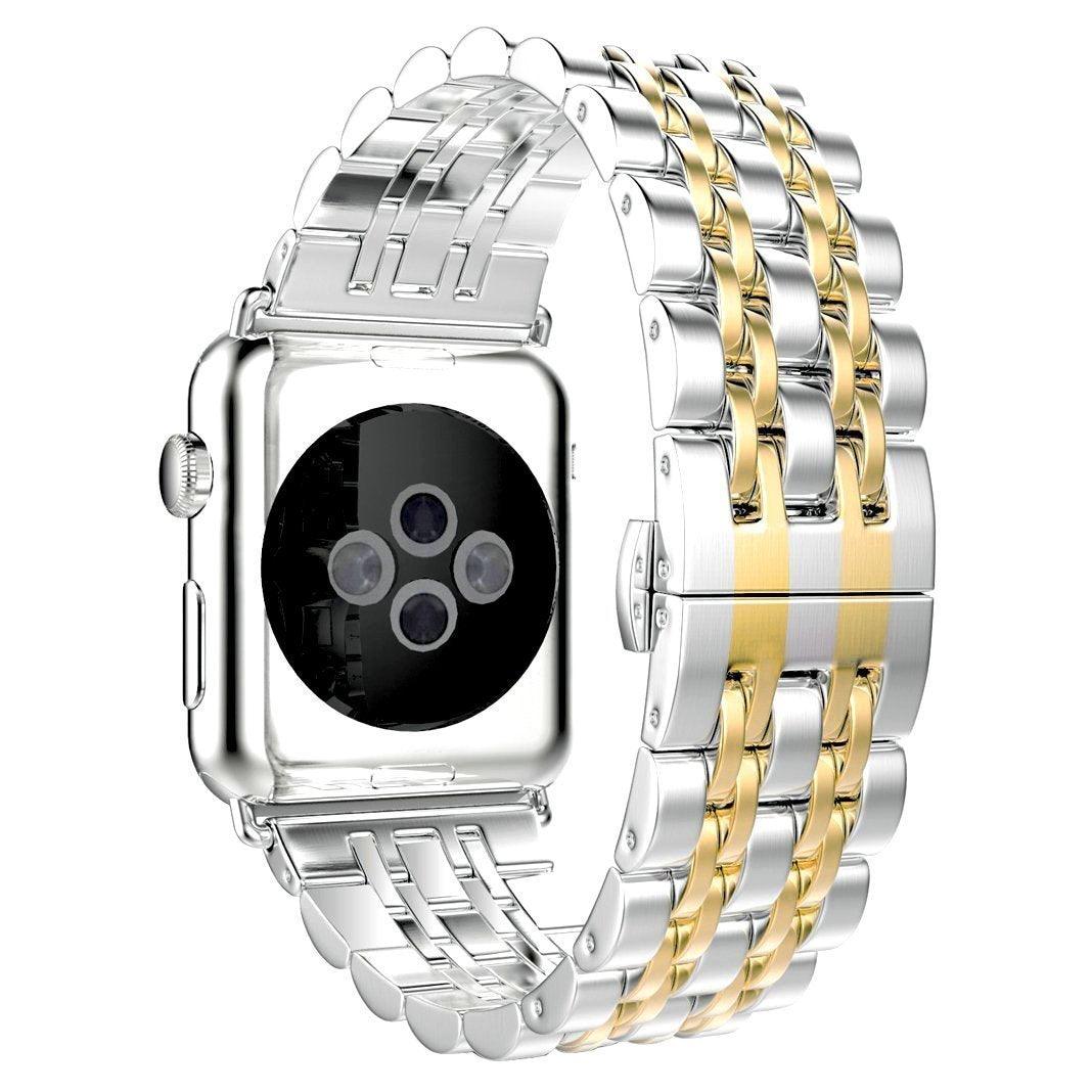 Luxury Design Stainless Steel Metallic Band For Apple Watch 42-44-45-49 mm - Hanging Owl 
