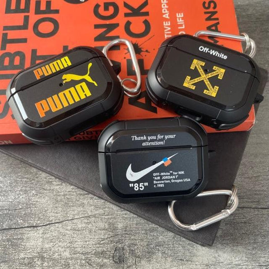 Luxury Sports Brand Design Shockproof Silicone Cover for Airpods Pro Generation - Hanging Owl 