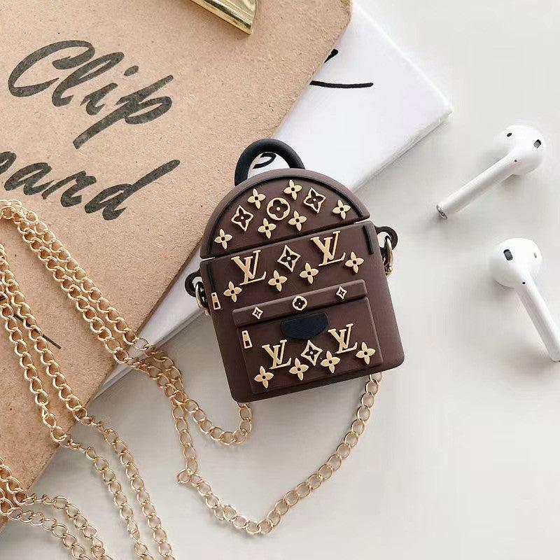 LV Backpack Silicone AirPods Case Cover For Pro