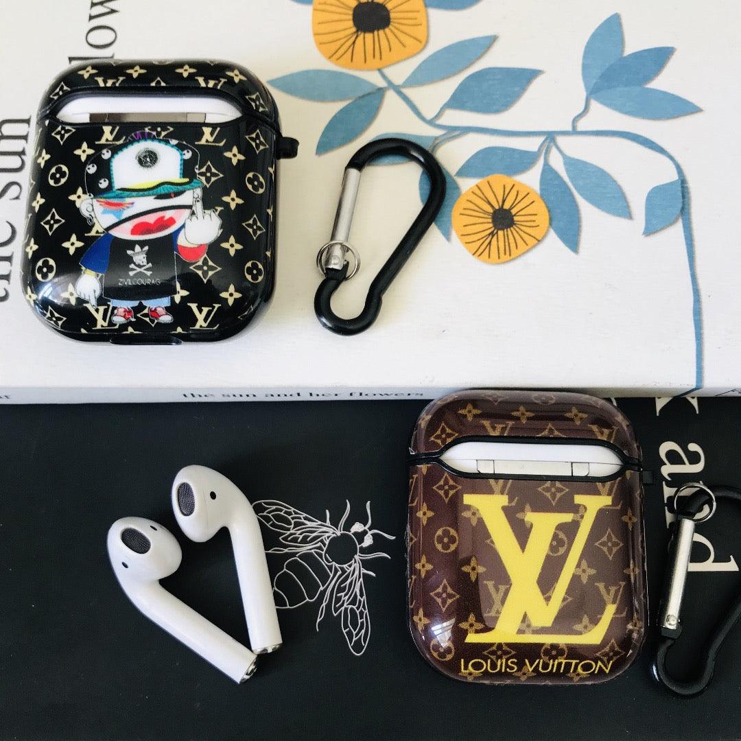 Lv Glossy Silicone Airpods Case Cover for 1&2
