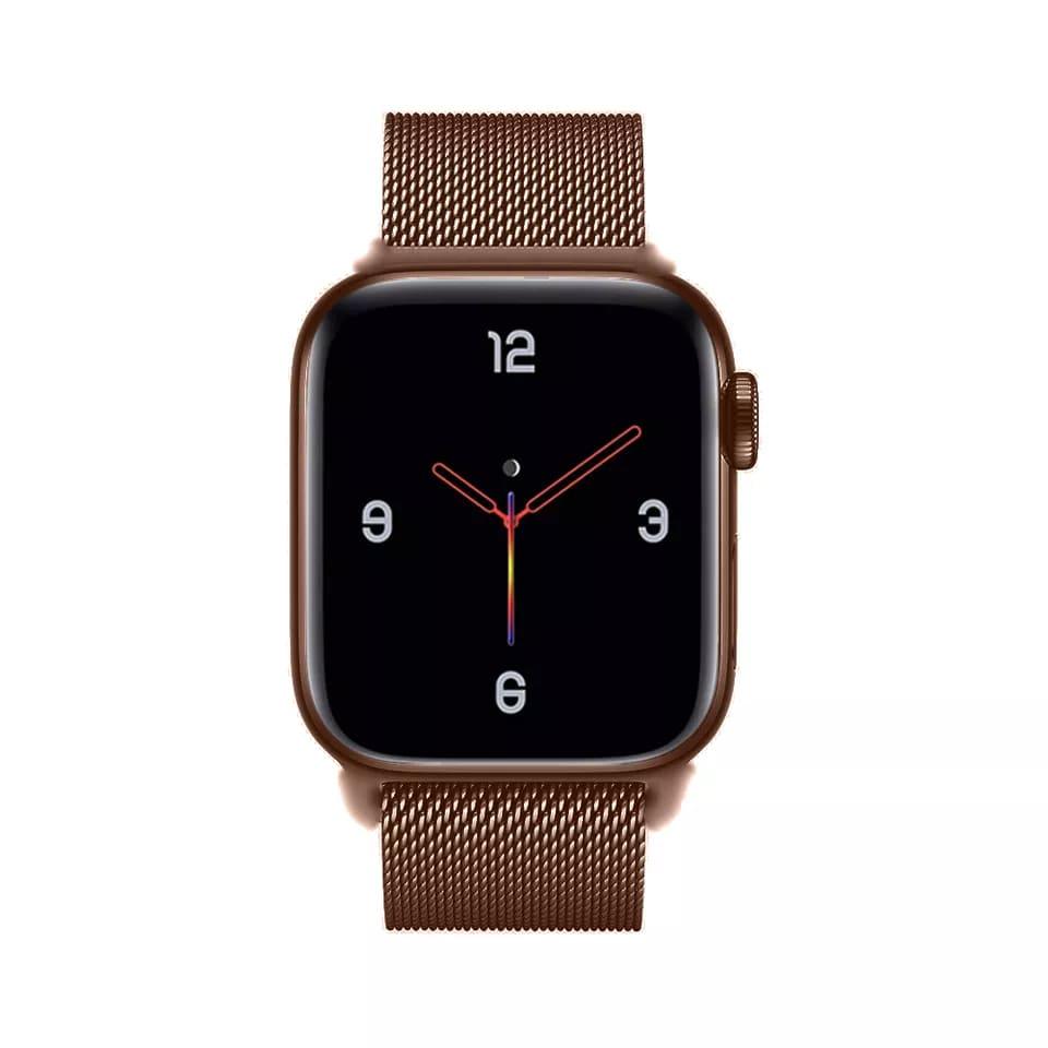 Magnetic Milanese Loop apple watch Band For Apple Watch 38-40-41 mm – in DEEP BRONZE, stainless steel | Hanging Owl