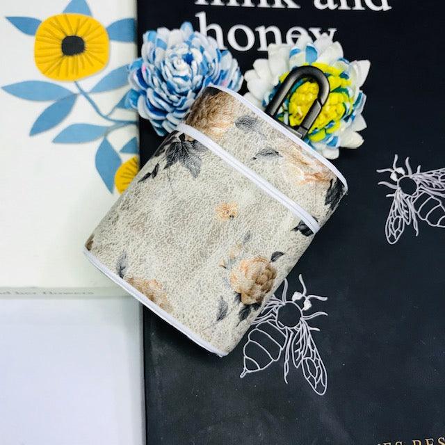 MATTE FLOWER PRINT LEATHER AIRPODS CASES - Hanging Owl  India