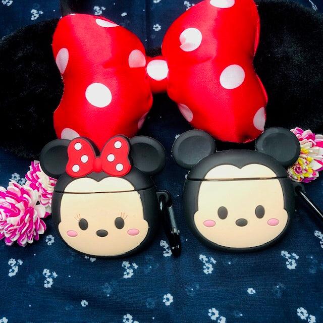 MICKEY & MINNIE ROUND  SILICONE AIRPODS CASES - Hanging Owl  India