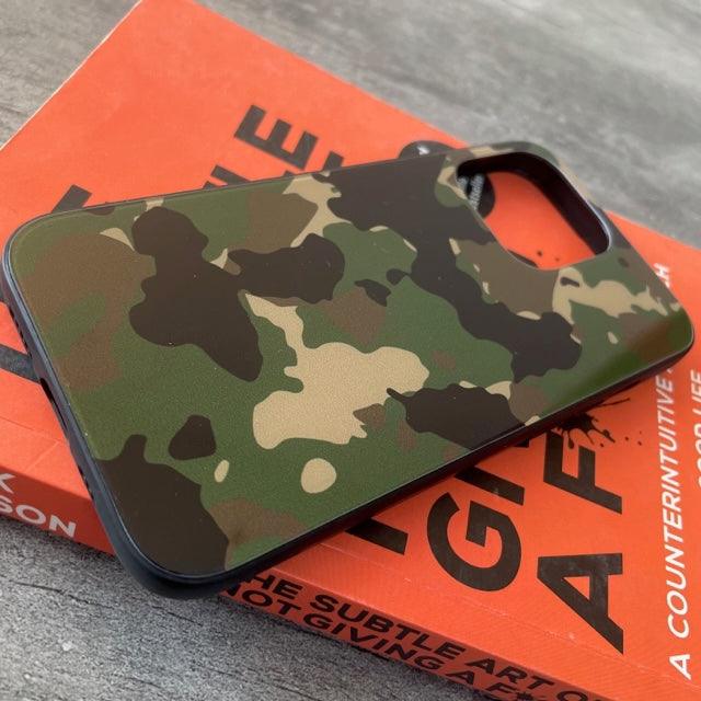 Military Glossy Case For iPhone 11-12-13 Series - Hanging Owl  India