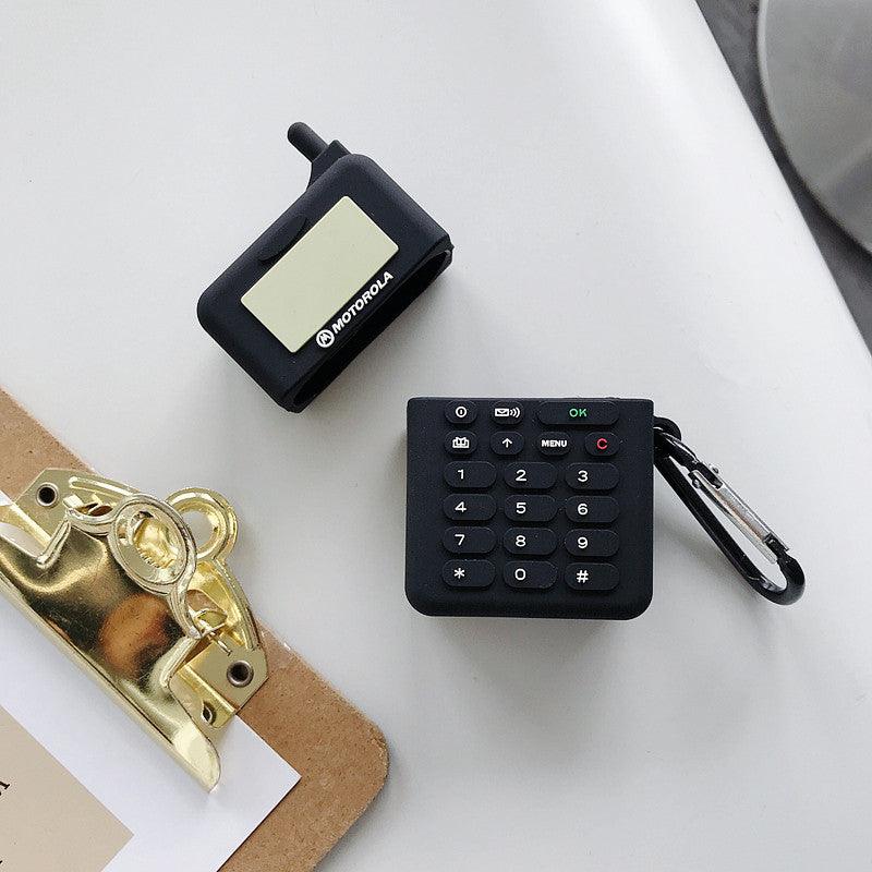 MOTOROLA MOBILE & BEEPER SILICONE AIRPODS CASE FOR 1 & 2 - Hanging Owl  India