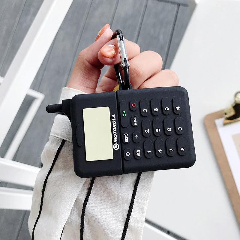 MOTOROLA MOBILE & BEEPER SILICONE AIRPODS CASE FOR 1 & 2 - Hanging Owl  India