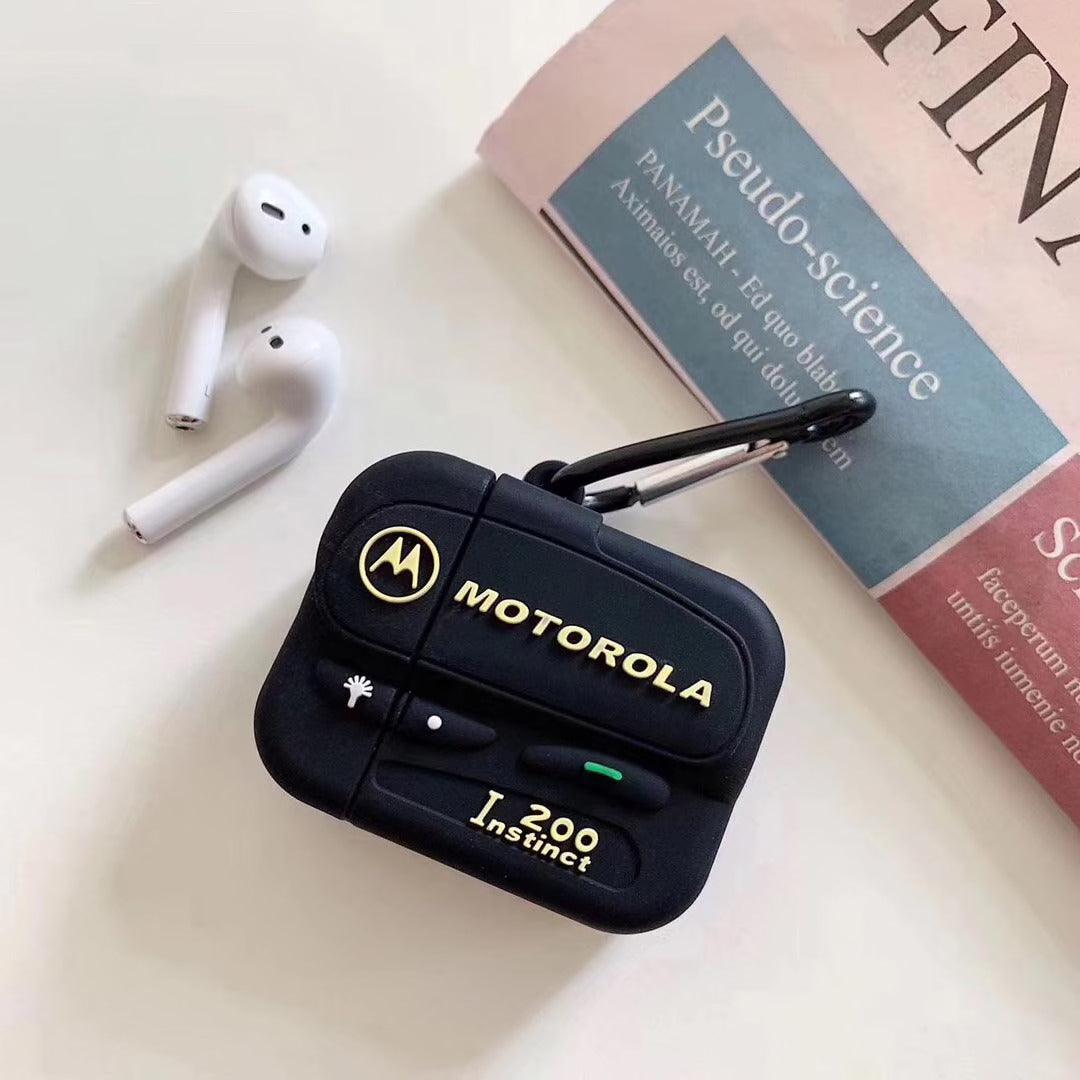 MOTOROLA MOBILE & BEEPER SILICONE AIRPODS CASE FOR 1 & 2 - Hanging Owl  India