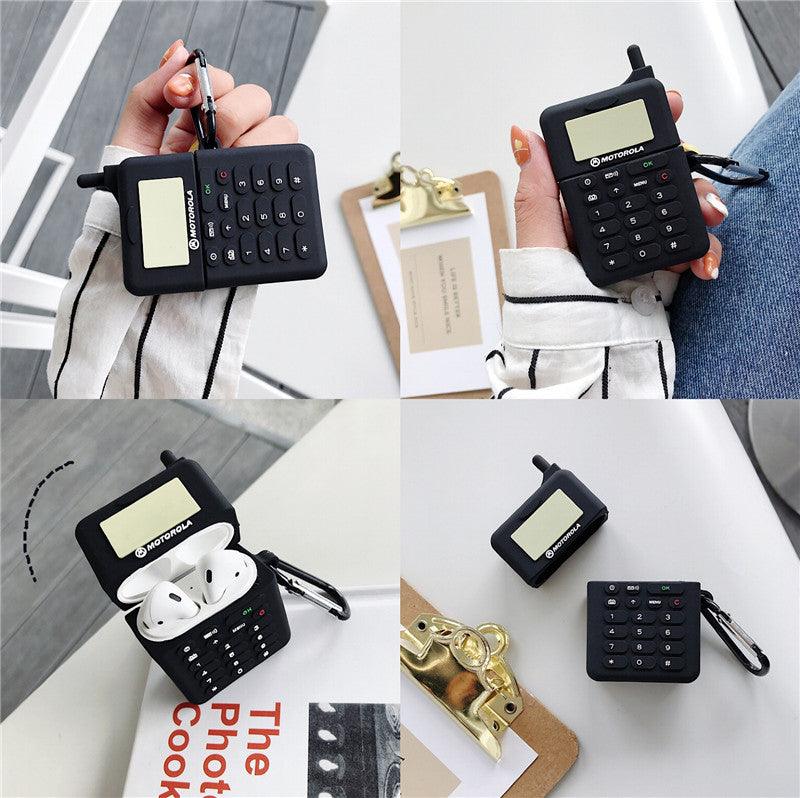 MOTOROLA MOBILE & BEEPER SILICONE AIRPODS CASE FOR 1 & 2 - Hanging Owl  India