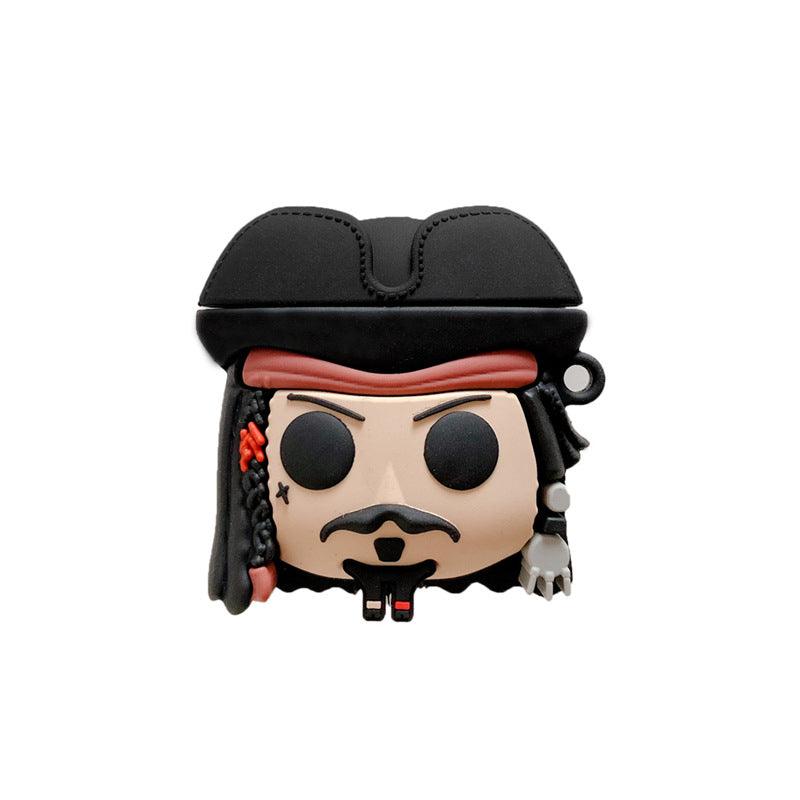 Pirate Jack Silicone Apple Airpods Case Cover For 1-2 Generation