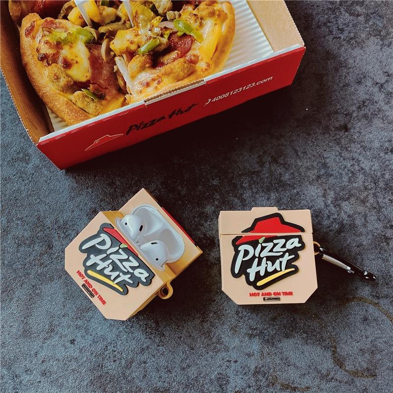 PIZZA HUT SILICONE AIRPODS CASE COVER FOR 1-2 & PRO - Hanging Owl  India