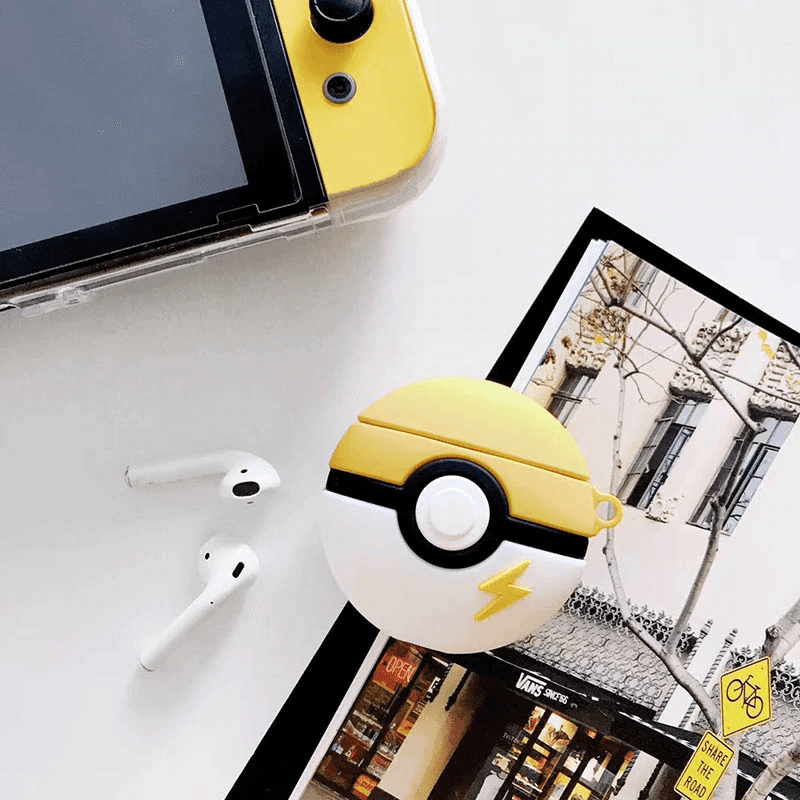 Pokemon Poke Ball Silicone Airpods Case - Hanging Owl  India