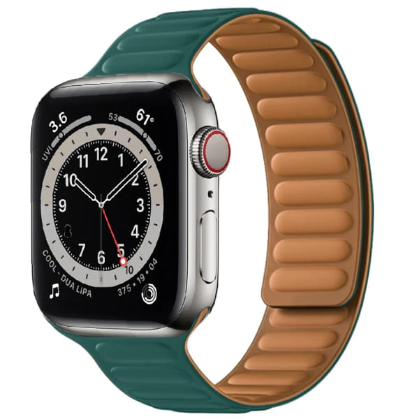 Silicone Magnetic Link Band For Apple Watch 38-40-41 mm