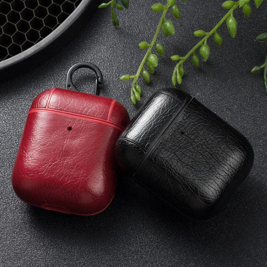 Airpods Pro 2022 / 2019 LV Unique Design Leather Protection Case – Black  Leather