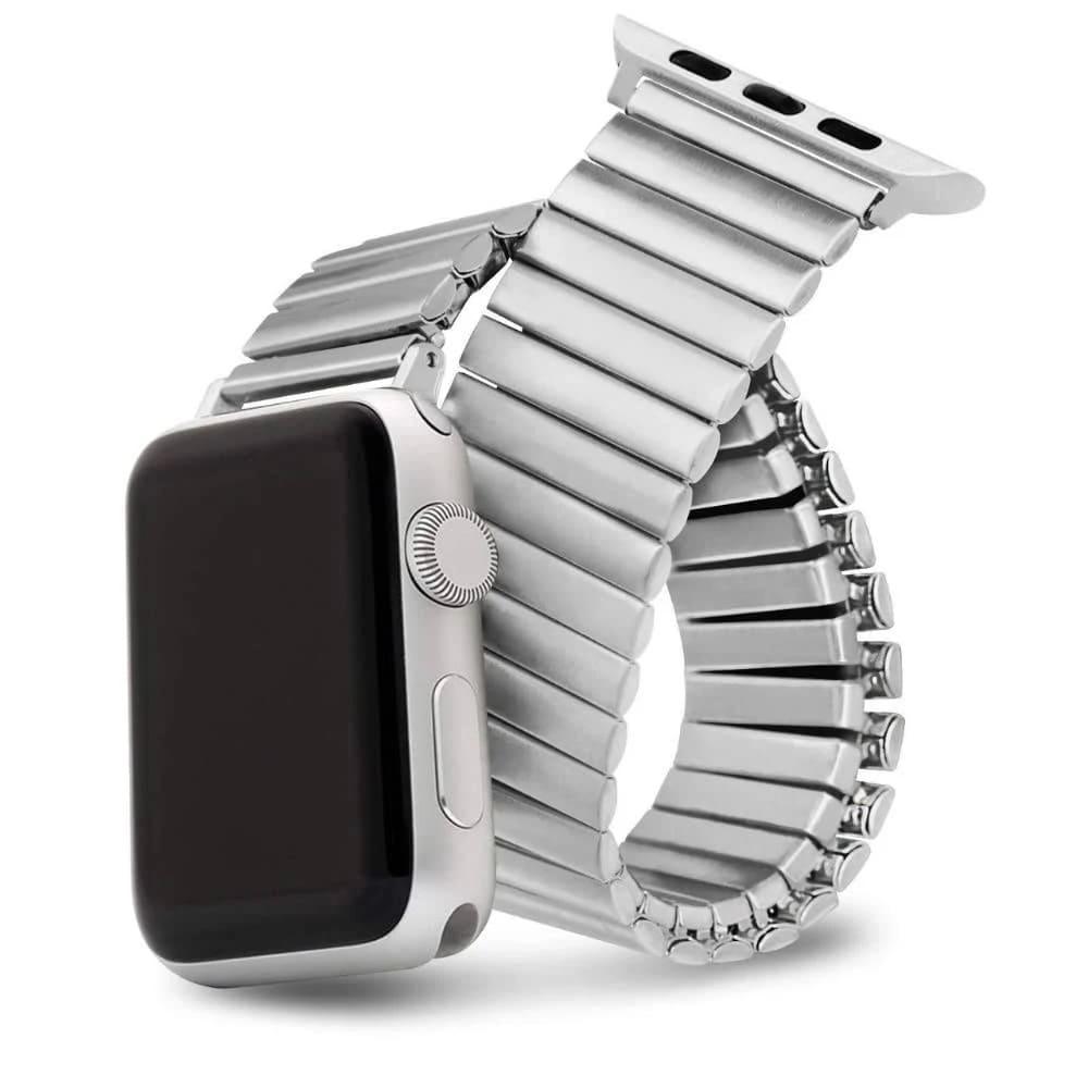 Stretchable Stainless Steel Solo Loop Band For Apple Watch 42-44