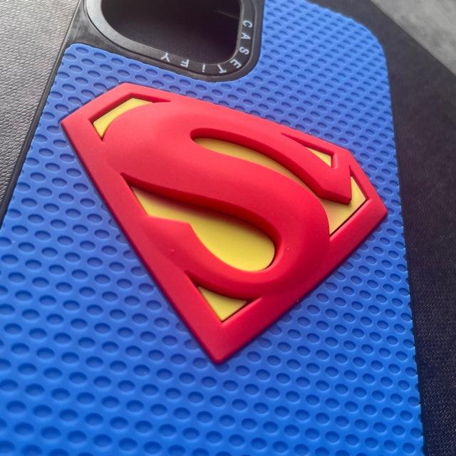 Super-Man 3D design Silicone Iphone Case For 11-12-13 series - Hanging Owl  India