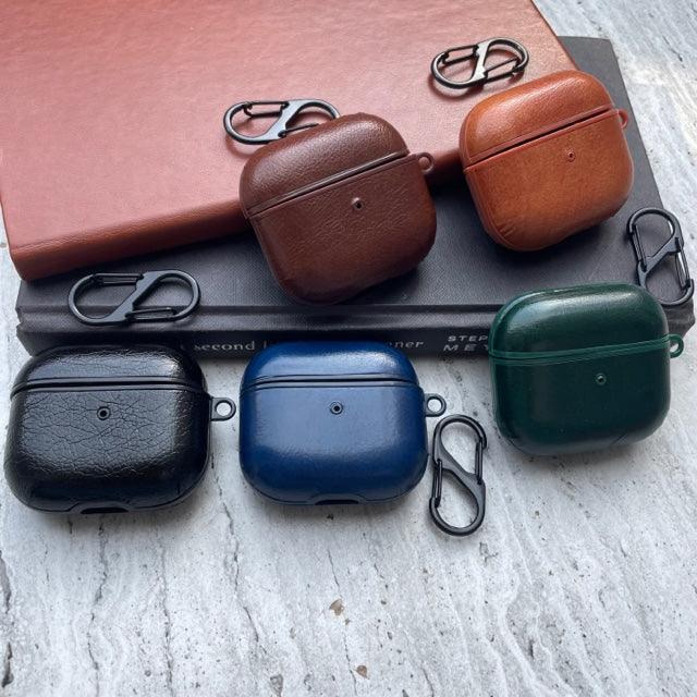 VINTAGE LEATHER 3rd GENERATION AIRPODS CASE BLACK